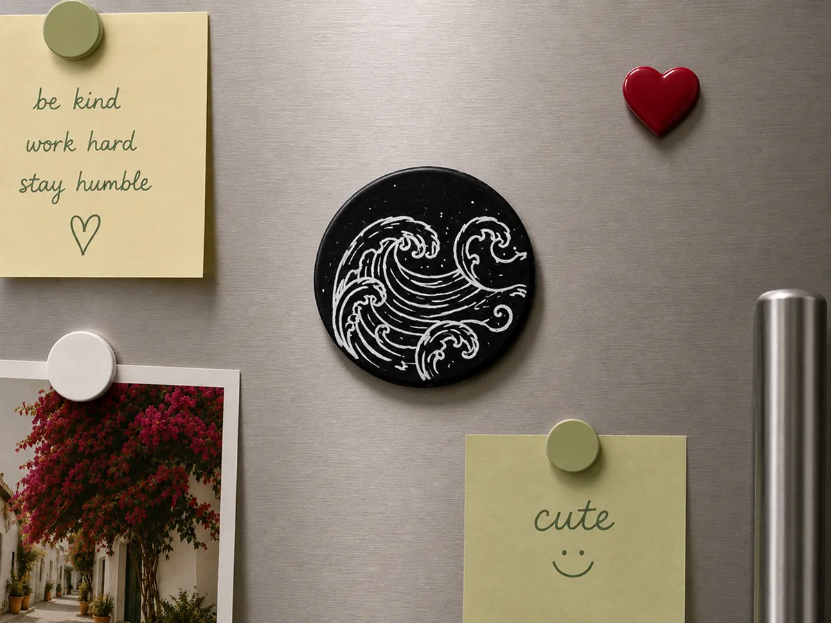 Midnight Tide Art Magnet