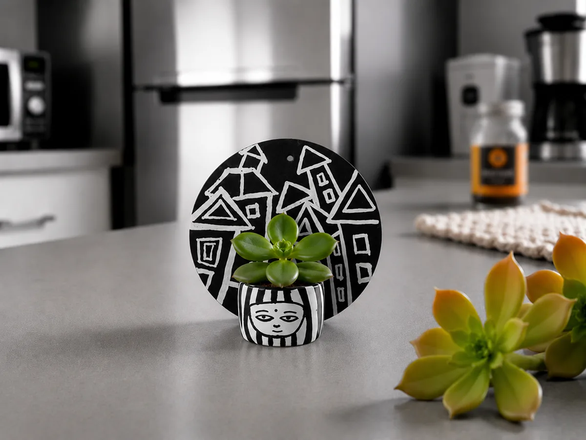 Moonlit Hamlet Mini Planter