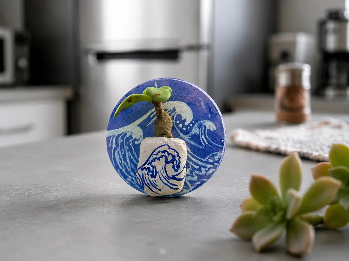 The Great Wave Mini Planter